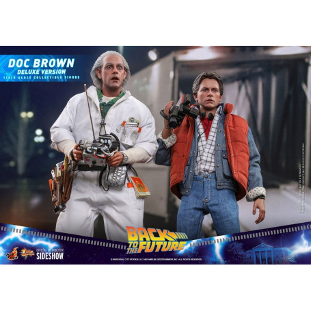 Hot Toys Regreso al Futuro Doc Brown Versión Deluxe 1/6