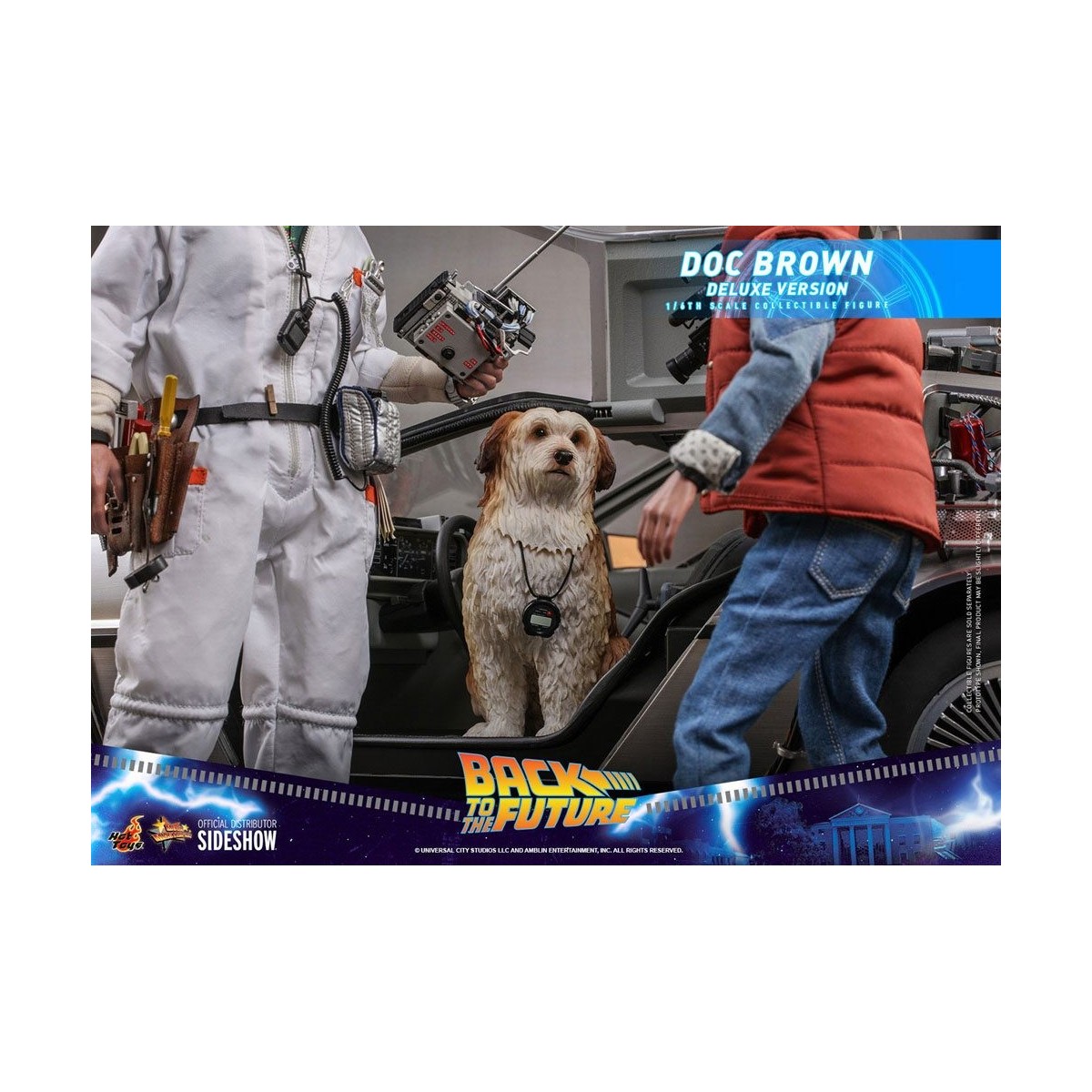 Hot Toys Regreso al Futuro Doc Brown Versión Deluxe 1/6