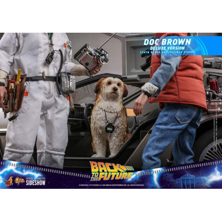 Hot Toys Regreso al Futuro Doc Brown Versión Deluxe 1/6