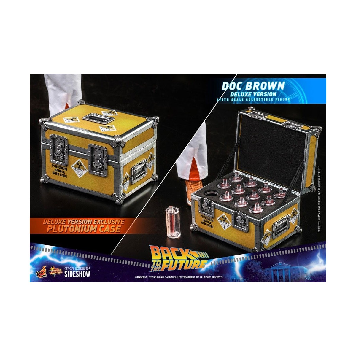 Hot Toys Regreso al Futuro Doc Brown Versión Deluxe 1/6
