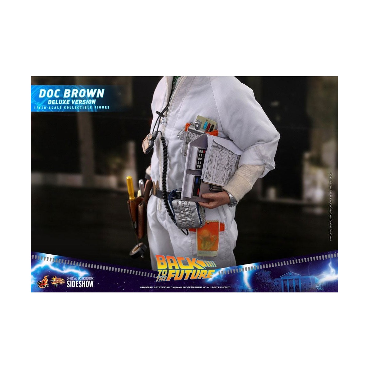 Hot Toys Regreso al Futuro Doc Brown Versión Deluxe 1/6