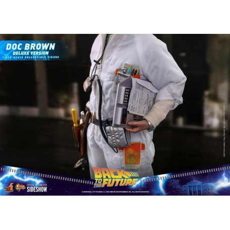 Hot Toys Regreso al Futuro Doc Brown Versión Deluxe 1/6