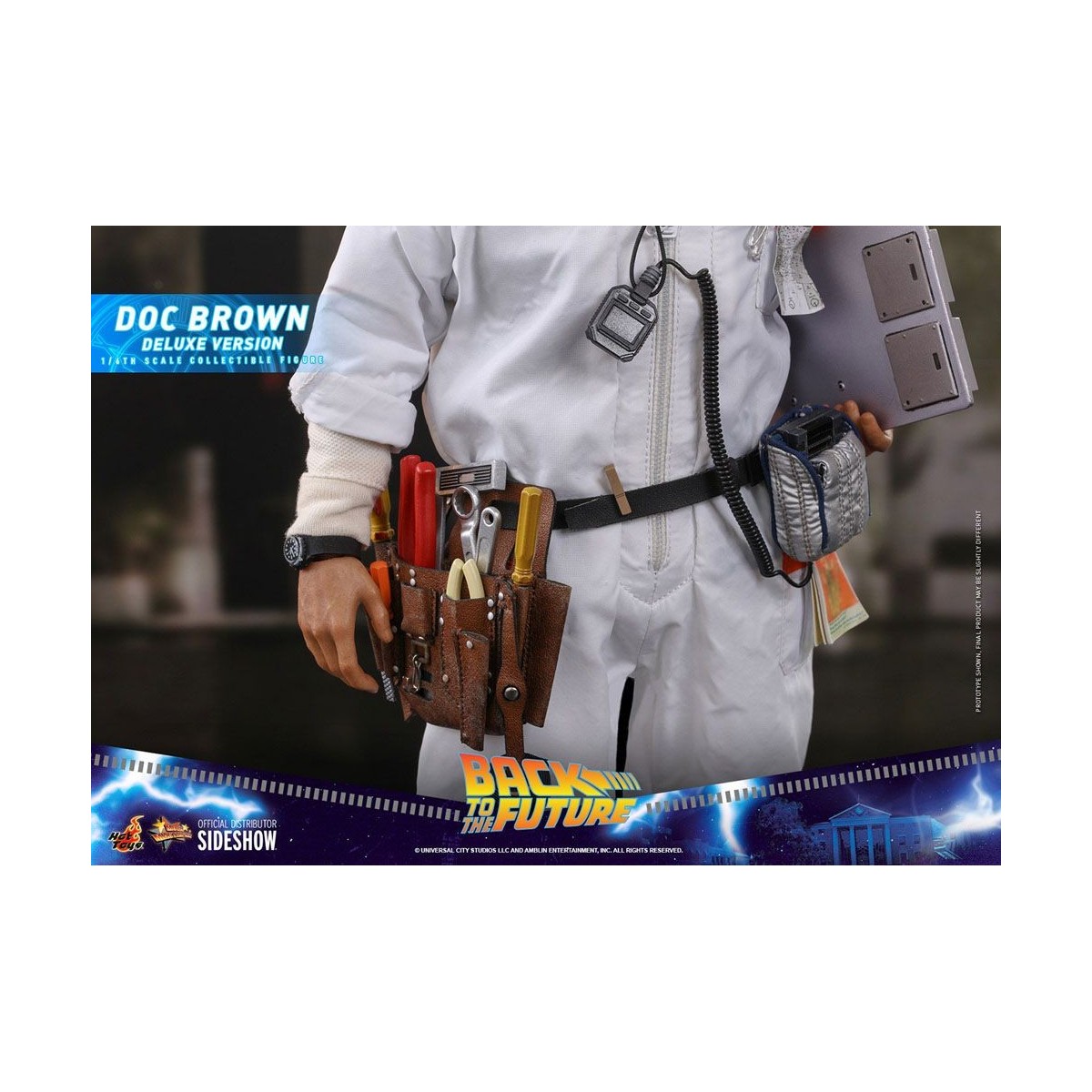 Hot Toys Regreso al Futuro Doc Brown Versión Deluxe 1/6