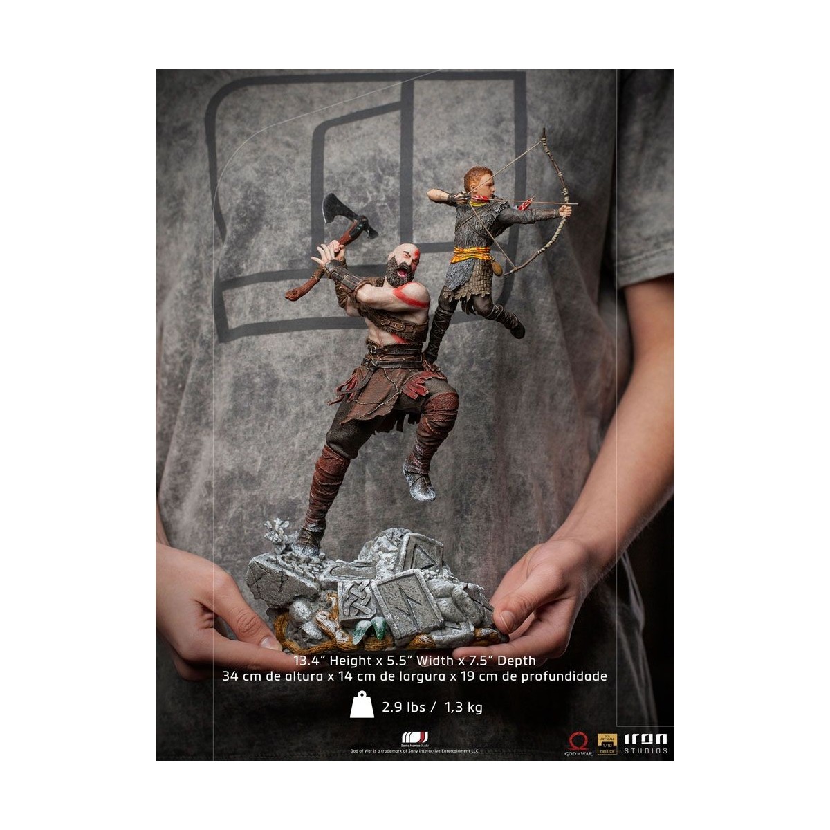 Iron Studios - God of War - Kratos & Atreus V2 - BDS Art Scale 1/10