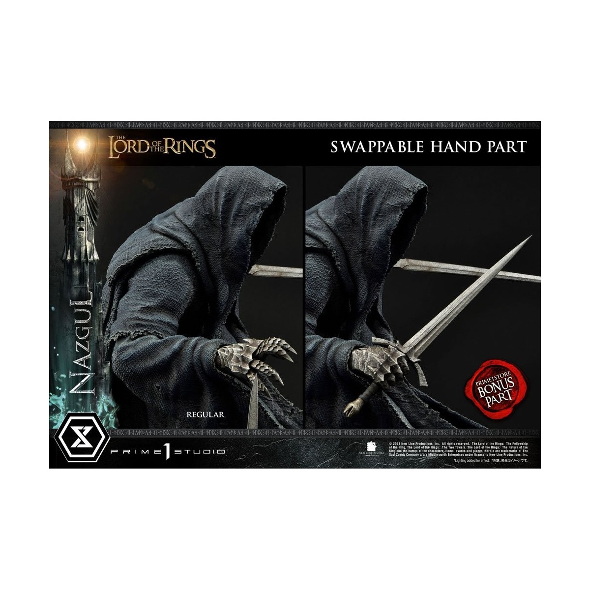 Prime 1 Studio - Nazgul Bonus Version 1/4 - LOTR - El Señor de los Anillos
