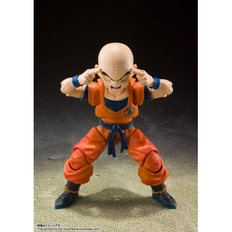 Bandai Tamashii - DRAGON BALL Z - Krillin El hombre más fuerte de la Tierra - SHF SHFiguarts - Krilin - Kulilin - Kuririn