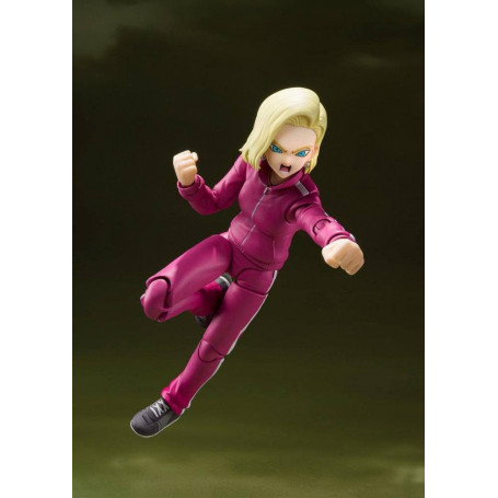 Bandai Tamashii - Dragon Ball Super - C18 - Androide 18 Universo Saga de Supervivencia - SHF Figuarts