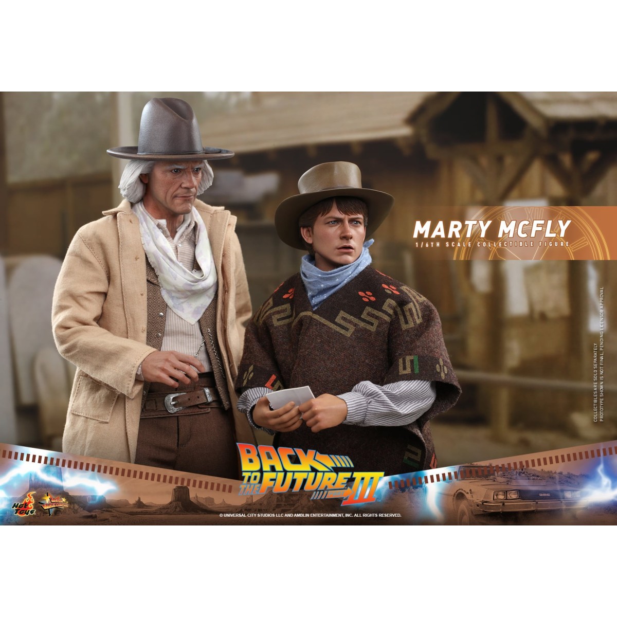 Hot Toys Regreso al Futuro 3 - Marty McFly Obra maestra de la película 1/6