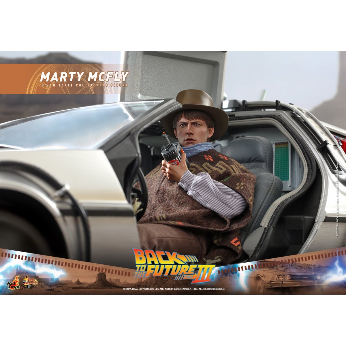 Hot Toys Regreso al Futuro 3 - Marty McFly Obra maestra de la película 1/6