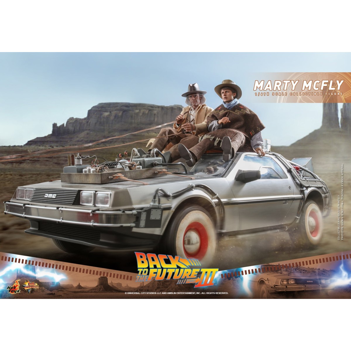 Hot Toys Regreso al Futuro 3 - Marty McFly Obra maestra de la película 1/6