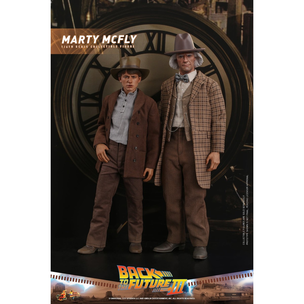 Hot Toys Regreso al Futuro 3 - Marty McFly Obra maestra de la película 1/6