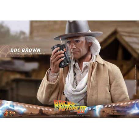Hot Toys Regreso al Futuro 3 - Doc Brown Obra maestra de la película 1/6