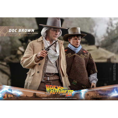 Hot Toys Regreso al Futuro 3 - Doc Brown Obra maestra de la película 1/6