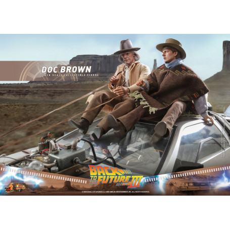 Hot Toys Regreso al Futuro 3 - Doc Brown Obra maestra de la película 1/6