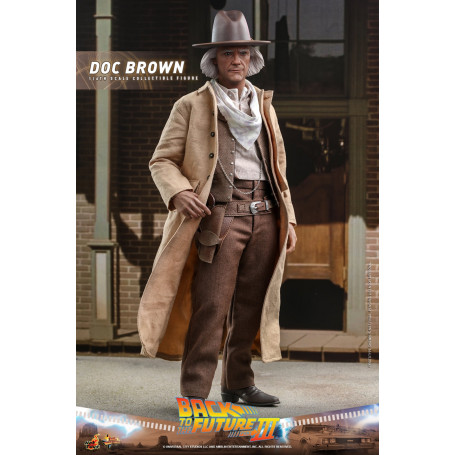 Hot Toys Regreso al Futuro 3 - Doc Brown Obra maestra de la película 1/6
