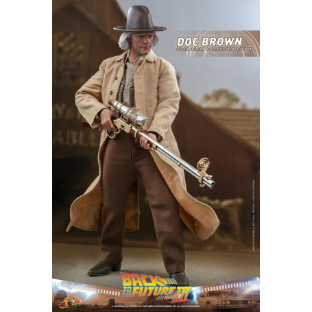 Hot Toys Regreso al Futuro 3 - Doc Brown Obra maestra de la película 1/6