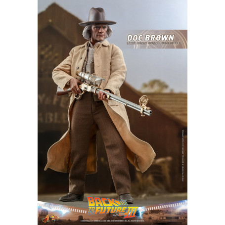Hot Toys Regreso al Futuro 3 - Doc Brown Obra maestra de la película 1/6