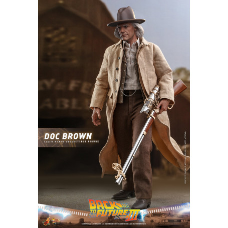 Hot Toys Regreso al Futuro 3 - Doc Brown Obra maestra de la película 1/6