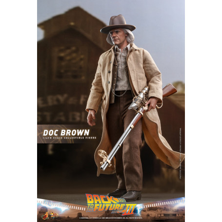 Hot Toys Regreso al Futuro 3 - Doc Brown Obra maestra de la película 1/6