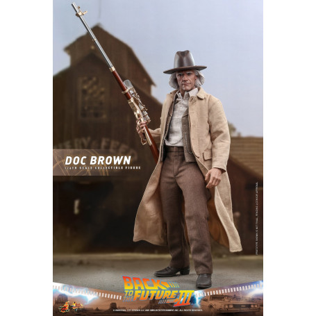 Hot Toys Regreso al Futuro 3 - Doc Brown Obra maestra de la película 1/6