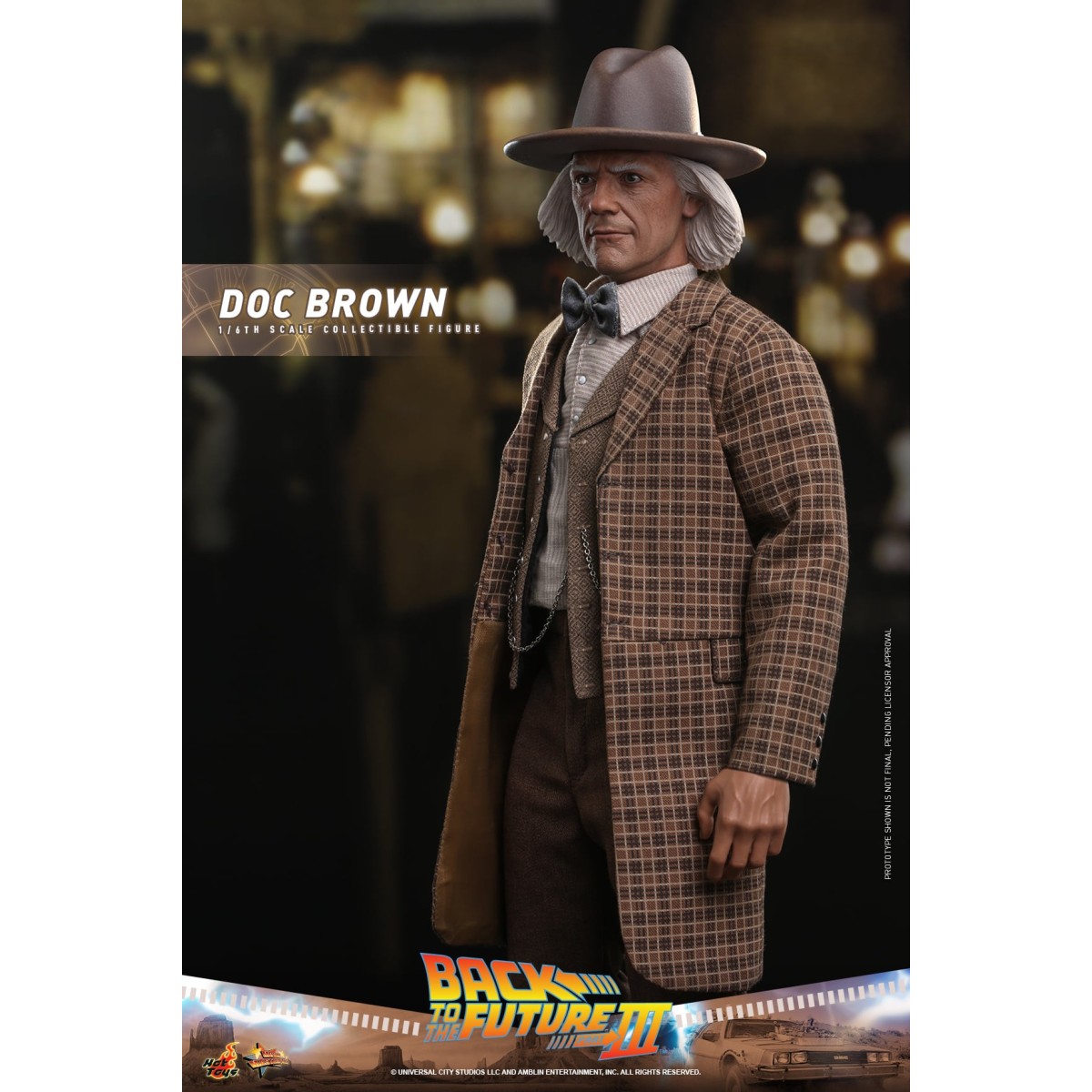 Hot Toys Regreso al Futuro 3 - Doc Brown Obra maestra de la película 1/6