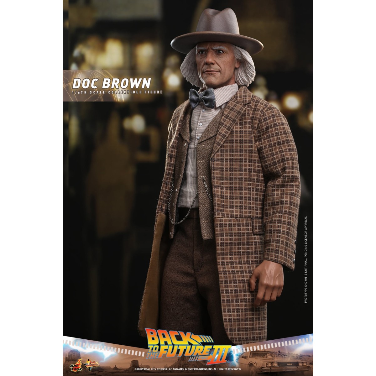 Hot Toys Regreso al Futuro 3 - Doc Brown Obra maestra de la película 1/6