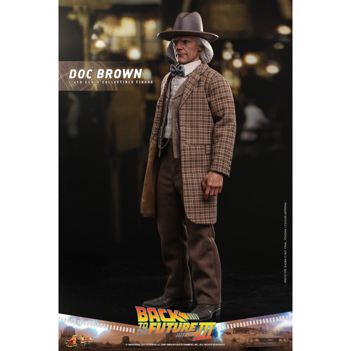 Hot Toys Regreso al Futuro 3 - Doc Brown Obra maestra de la película 1/6