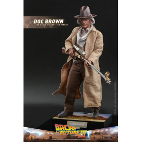 Hot Toys Regreso al Futuro 3 - Doc Brown Obra maestra de la película 1/6