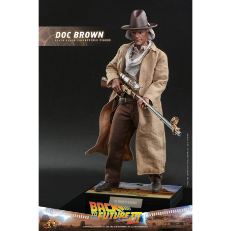 Hot Toys Regreso al Futuro 3 - Doc Brown Obra maestra de la película 1/6