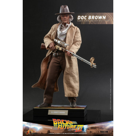 Hot Toys Regreso al Futuro 3 - Doc Brown Obra maestra de la película 1/6