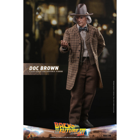 Hot Toys Regreso al Futuro 3 - Doc Brown Obra maestra de la película 1/6