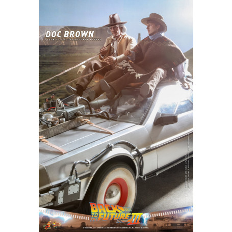 Hot Toys Regreso al Futuro 3 - Doc Brown Obra maestra de la película 1/6
