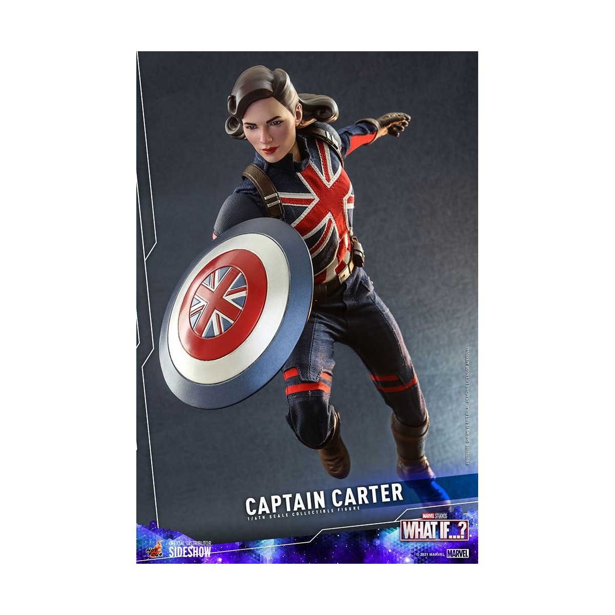 Hot Toys Movie Masterpiece - ¿Y si...?  Figura de acción del Capitán Carter 1/6
