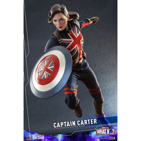Hot Toys Movie Masterpiece - ¿Y si...?  Figura de acción del Capitán Carter 1/6