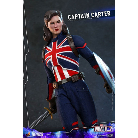 Hot Toys Movie Masterpiece - ¿Y si...?  Figura de acción del Capitán Carter 1/6