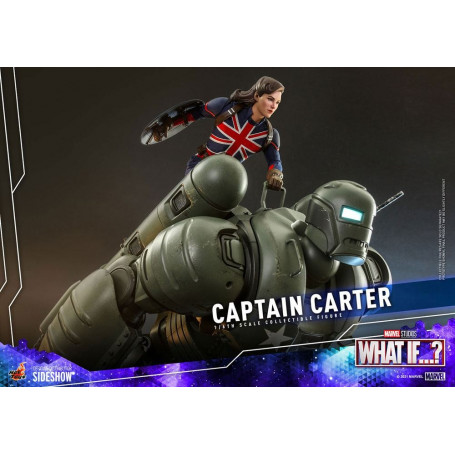 Hot Toys Movie Masterpiece - ¿Y si...?  Figura de acción del Capitán Carter 1/6