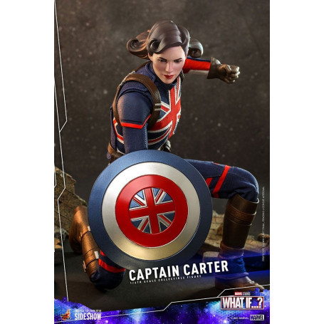 Hot Toys Movie Masterpiece - ¿Y si...?  Figura de acción del Capitán Carter 1/6