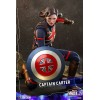 Hot Toys Movie Masterpiece - ¿Y si...?  Figura de acción del Capitán Carter 1/6