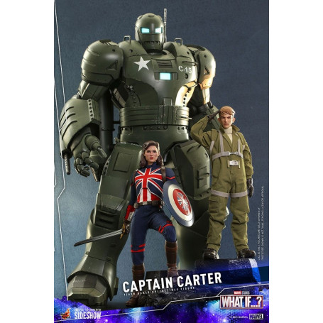 Hot Toys Movie Masterpiece - ¿Y si...?  Figura de acción del Capitán Carter 1/6