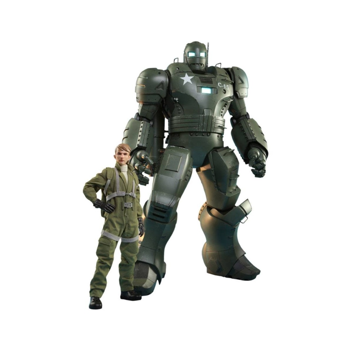 Hot Toys Movie Masterpiece - ¿Y si...? Steve Rogers y la figura de acción de Hydra Stomper 1/6