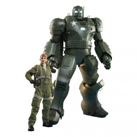 Hot Toys Movie Masterpiece - ¿Y si...? Steve Rogers y la figura de acción de Hydra Stomper 1/6