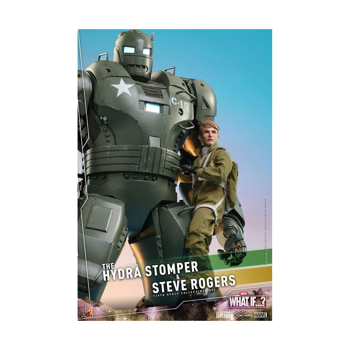 Hot Toys Movie Masterpiece - ¿Y si...? Steve Rogers y la figura de acción de Hydra Stomper 1/6