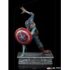 Iron Studios Marvel - ¿Y si...? Estatuilla del Capitán América Zombie a escala artística 1/10