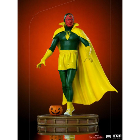 Iron Studios Marvel - Wanda Vision - Versión de Halloween de Vision - BDS Art Scale 1/10