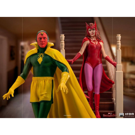 Iron Studios Marvel - Wanda Vision - Versión de Halloween de Vision - BDS Art Scale 1/10