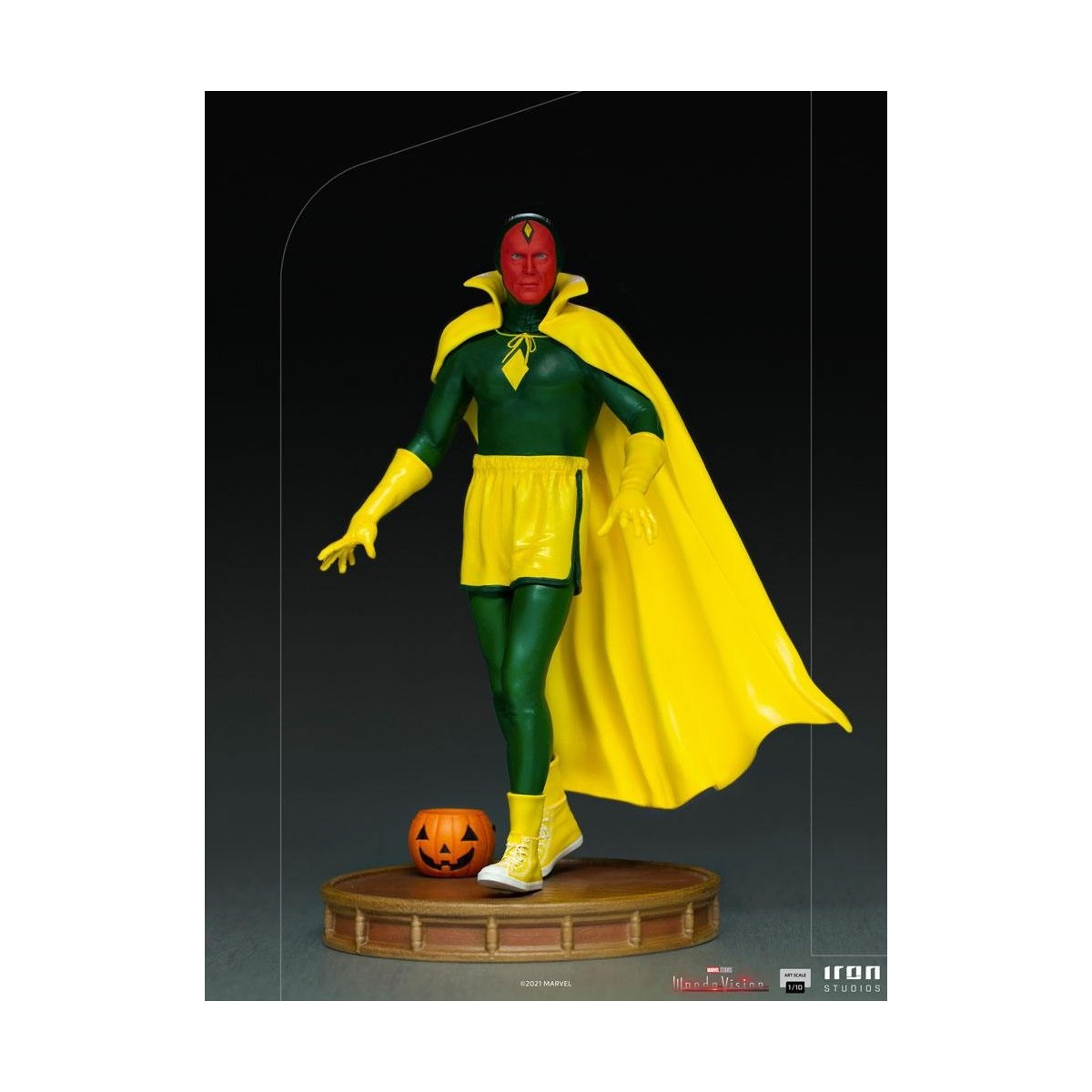 Iron Studios Marvel - Wanda Vision - Versión de Halloween de Vision - BDS Art Scale 1/10