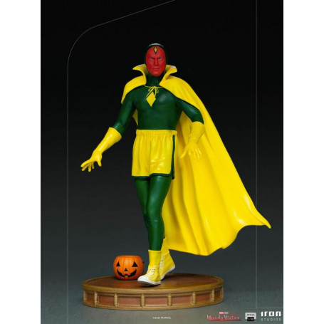 Iron Studios Marvel - Wanda Vision - Versión de Halloween de Vision - BDS Art Scale 1/10