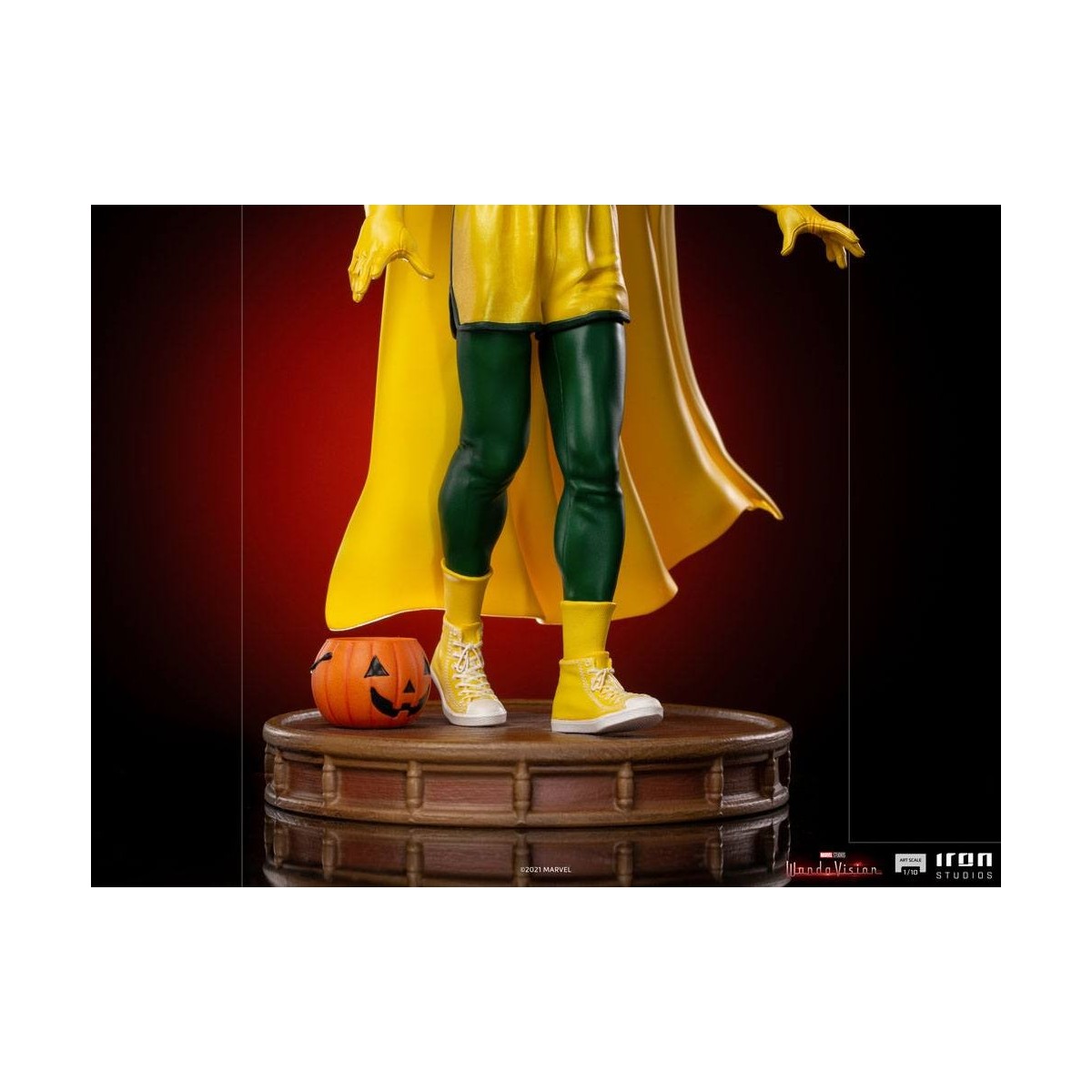 Iron Studios Marvel - Wanda Vision - Versión de Halloween de Vision - BDS Art Scale 1/10