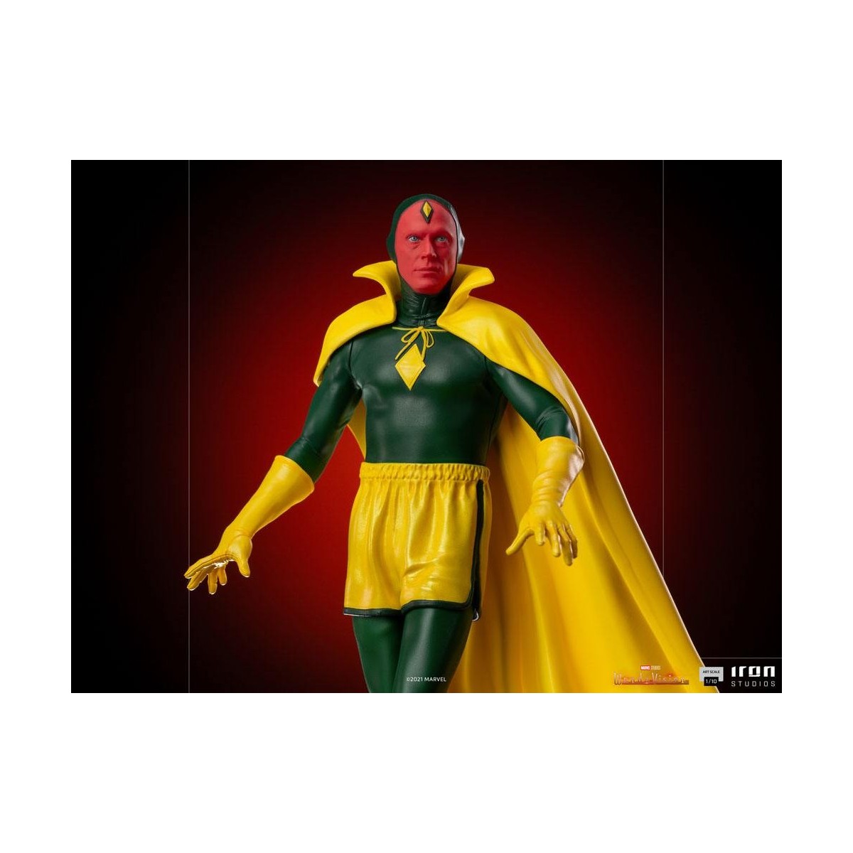 Iron Studios Marvel - Wanda Vision - Versión de Halloween de Vision - BDS Art Scale 1/10