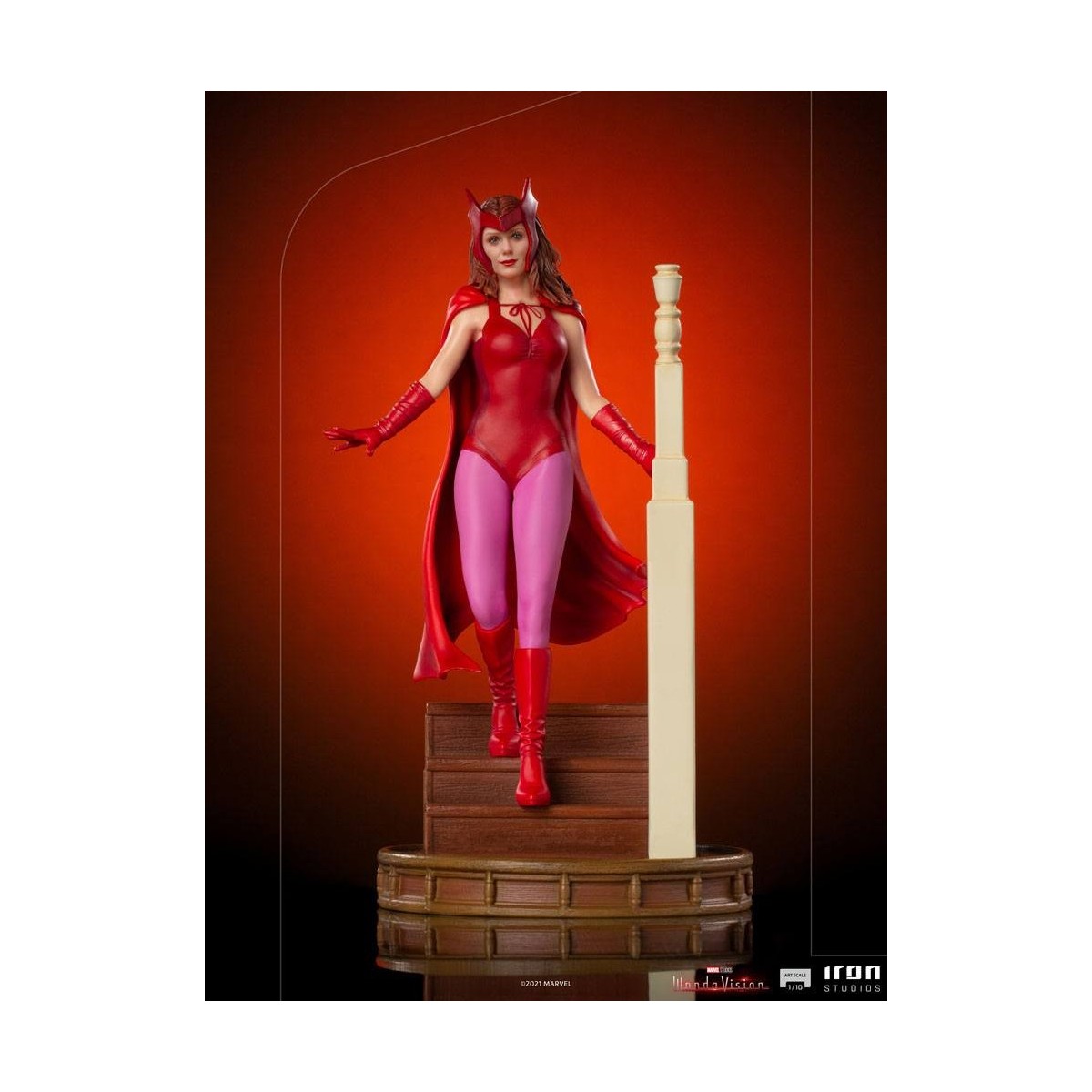 Iron Studios Marvel - Wanda Vision - Wanda Versión Halloween - BDS Art Scale 1/10